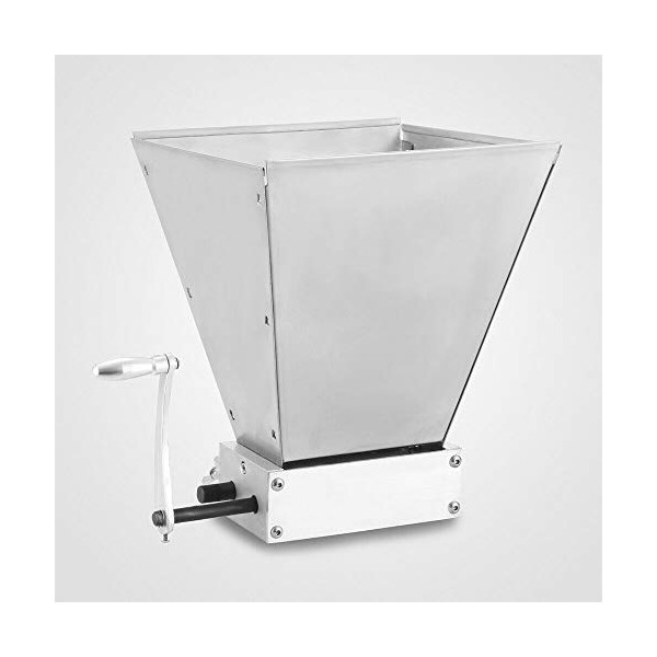 Stainless Steel Manual Roller Grain Mill Adjustable Low Speed Drill