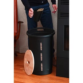 EDA - Jura Montania 1 Litre Pellet Scoop - For 700g Pellets - Black, 11.8 x 15.8 x 18.2 cm