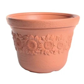 Terra Sunny plastic flowerpot 35cm, terracotta