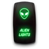 Alien Lights Laser Etched 5-Pin Vertical Rocker Switch ON-Off DPST