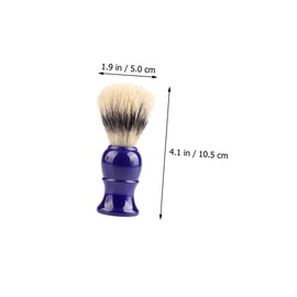 WOONEKY 4Pcs Portable Shaving Brush with Plastic Handle Durable Bristle Beard Care Accessories for Men for Personal Grooming and Shaving Convenience Soft and Comfy Design for Daily Use