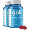 Goli Ashwagandha & Vitamin D Gummy 120 Count - Relax. Restore. Unwind. (Mixed Berry, KSM-66, Vegan, Plant Based, Non-GMO, Gluten-Free & Gelatin Free), Pack of 2