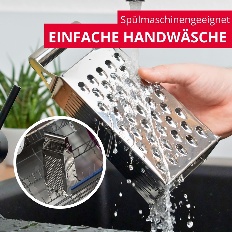 Westmark Grater Quattro, Stainless Steel Silver, 26.4 x 11.5 x