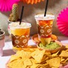 FUYUWIIN 50Pcs 12oz Cielito Lindo Disposable Plastic Cups with Lids