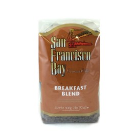 San Francisco Bay Coffee Whole Bean, Breakfast Blend, 32 Ounce