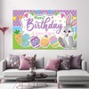 Crenics Easter Birthday Party Decorations, Easter Bunny Happy Birthday &