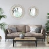 ironsmithn Wall Mirror Mounted Round Decorative Mirrors Circle for Bathroom