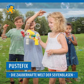 PUSTEFIX Bubble-Friends Cat I 70 ml Bubble Water I Bubbles Made in Germany I Soap Bubbles Toy for Children's Birthday, Bridal Party, Summer Party & as a Guest Gift I Fun for Toddlers