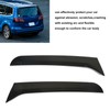 2 Pcs Rear Window Spoiler Glossy Black Left Right Side