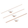 sourcing map 2.3.4mm Diameter 200mm Length Solid Copper Round Bar