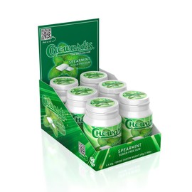 Choward's Spearmint Sugar-Free Gum | Unique Aromatic Flavors for Everyday Freshness | Long-Lasting Flavor | Soft Chew | Portable Bottle for On the Go Freshness | Pack of 6 (40 Pieces each bottle)