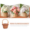 DOITOOL Miniature Mini Baskets Basket 10 Pcs Mini Shopping Basket