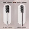 PANA Professional 3/32" Shank Size - Flat Top Large Barrel
