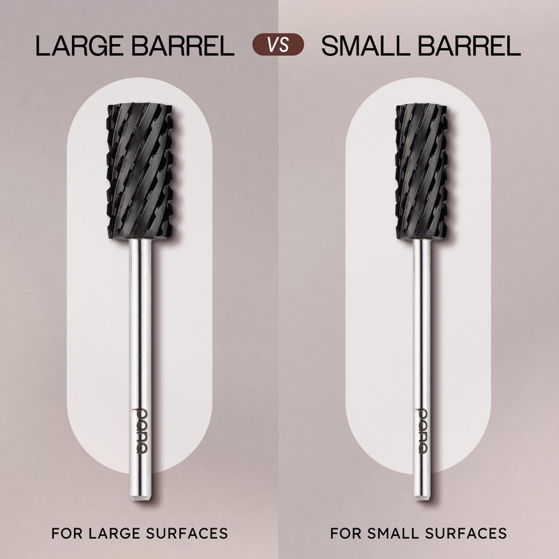 PANA Professional 3/32" Shank Size - Flat Top Large Barrel