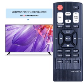 Replacement Remote Control COV30748175 for LG Micro Hi-Fi Audio System CM2460 CM2460DAB CMS2460F CM2440 XA14 XA14-D0U for LG Remote Control
