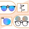 JO Polarized Clip-On Sunglasses UV400 Anti-Glare Lenses with Metal Frame