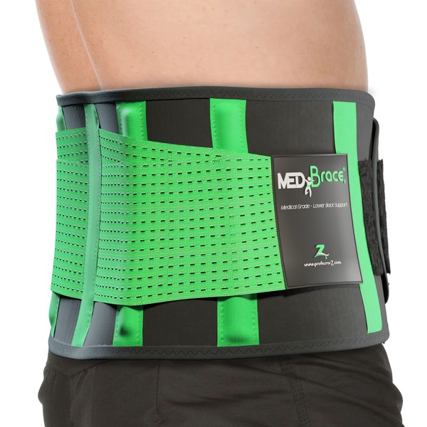 MEDiBrace Back Support Belt, Lumbar Support for Lower Back with