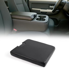 ALLGOOD Center Console Armrest Lid Cover, Compatible with Chevy Silverado Avalanche Suburban Tahoe 2007-2013, Fit GMC Sierra Yukon(XL) 2007-2013, w/Latch, Black