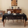 Jayla White Lace Tablecloth 60 X 120 Inches Rectangle Camellia