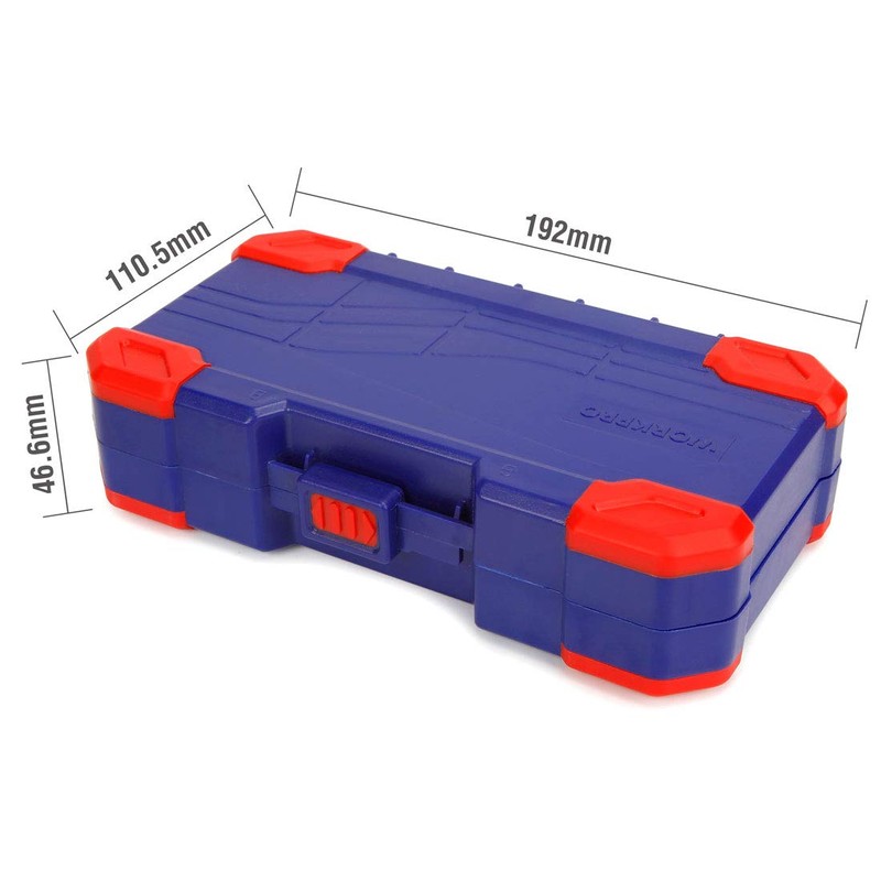 WORKPRO 8-Piece SDS Plus Rotary Hammer Drill Bit Set, Metric