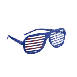 Coles Australia Day Novelty Glasses (Blue, Red & White)