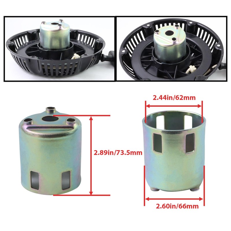 WOTIAN Recoil Starter 797747 Compatible with B&S Pull Start Assembly