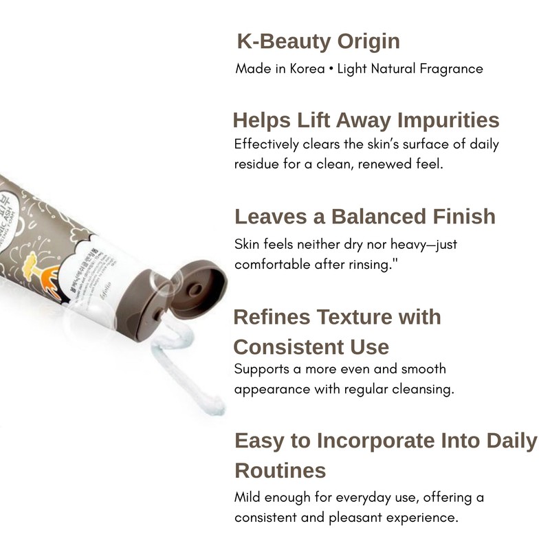 esfolio Volcanic Ash Cleansing Foam – Deep Pore Cleanser for