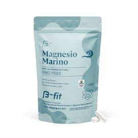 B-FIT B Magnesio Marino - 90 Cápsulas Suministro para 3 Meses - Alta Biodisponibilidad - Sin Aditivos - Distintivo Simag - Extraído del Mediterráneo F