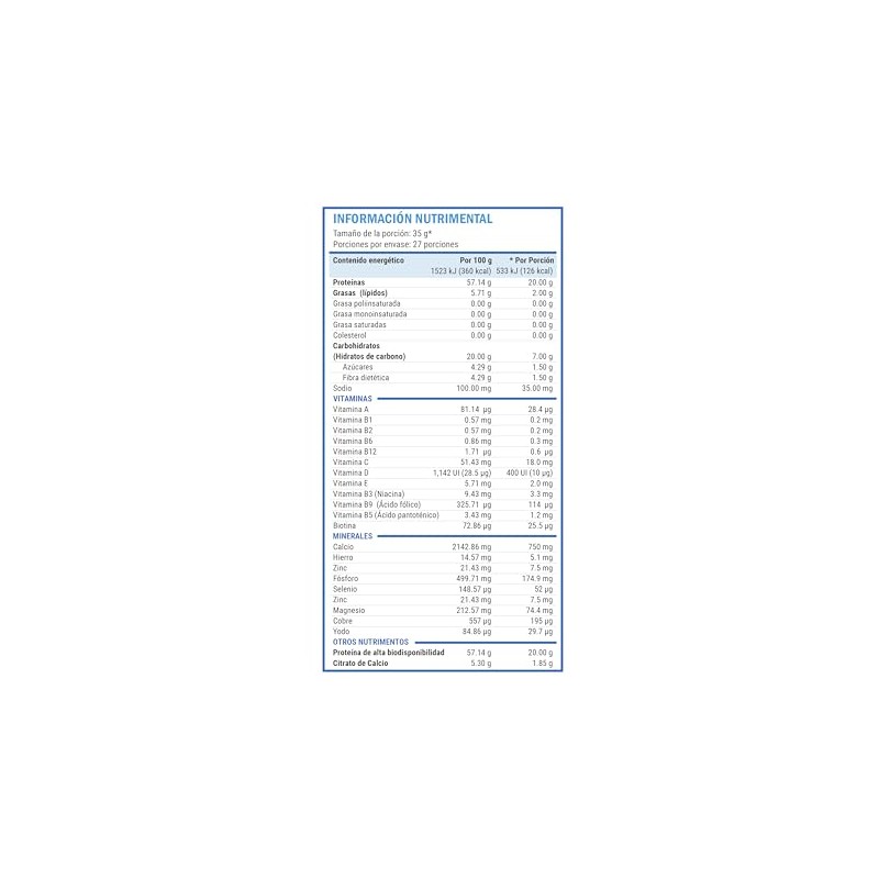 PLENLIFE - Suplemento Alimenticio en Polvo - Protena BR con
