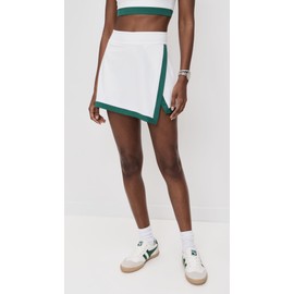 SPLITS59 Women's Monah Rigor Skort, White/Arugula, XS