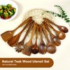 FJNATINH Wooden Kitchen Utensils Handmade for the Kitchen (Ten Piece