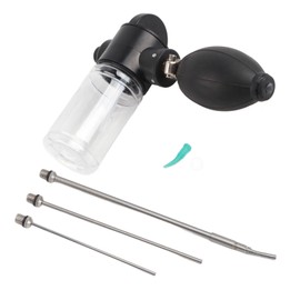 Pest Control Bulb Duster with 3 Stainless Steel Nozzles Termite Removal Tool Set for Agriculture Forestry