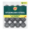 Scotch-Brite Stainless Steel Scrubbers, Scouring Pads for Cleaning Tough Baked-On