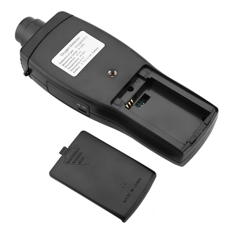 SMART SENSOR AR8100 Oxygen Detector Rechargeable LCD O2 Gas Meter