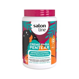 Salon Line - Linha Creme para Pentear - Definicao Antifrizz 1000 Gr - (Combing Cream Collection - Anti-Frizz Definition Net 35.27 Oz)