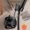 Suction Cup Shower Head Holder - Angle Adjustable Spring Arm,