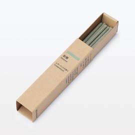 MUJI 12826460 Cedar Wood Incense, Stick Type, 0.7 x 0.7 x 3.1 inches (1.8 x 1.8 x 7.9 cm), Pack of 12
