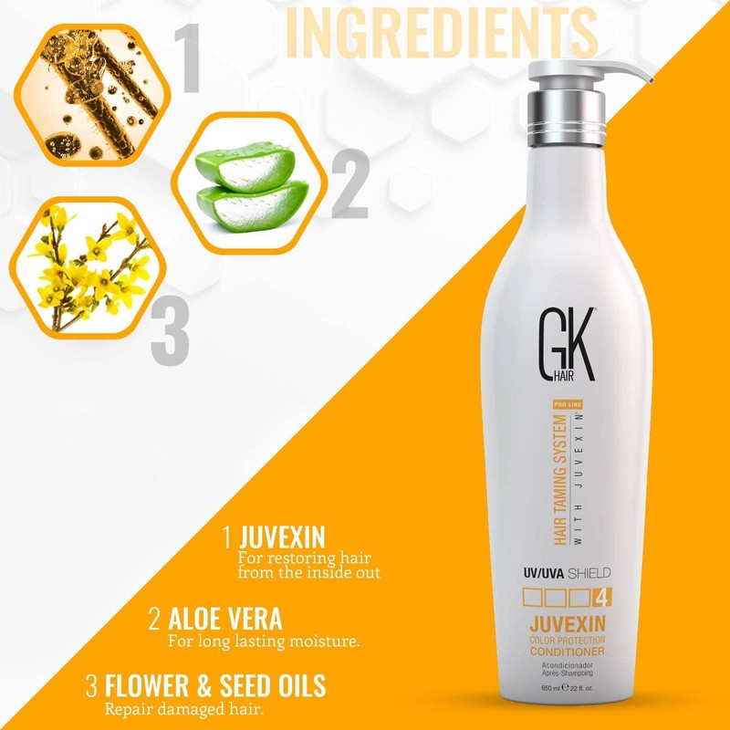 Global Keratin GKhair Shield Conditioner 650 ml Against Sun, UV/UVA