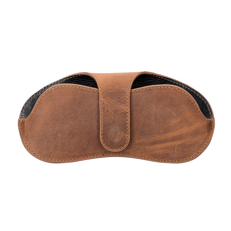 Solo Pelle Liestal Sunglasses Case Genuine Leather Portable Glasses Case