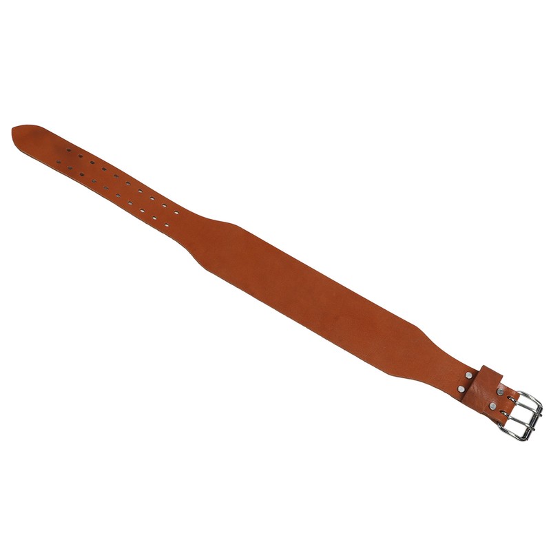 Weightlifting Belt 1 Layer Leather Double Prong Power Lifting Back