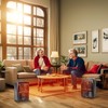 BEYOND HEAT Milkhouse Space Heater, 1300W/1500W Electric Heater with Thermostat,