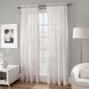 Platinum Collection Crushed Voile 108" L, 1 Sheer Rod Pocket