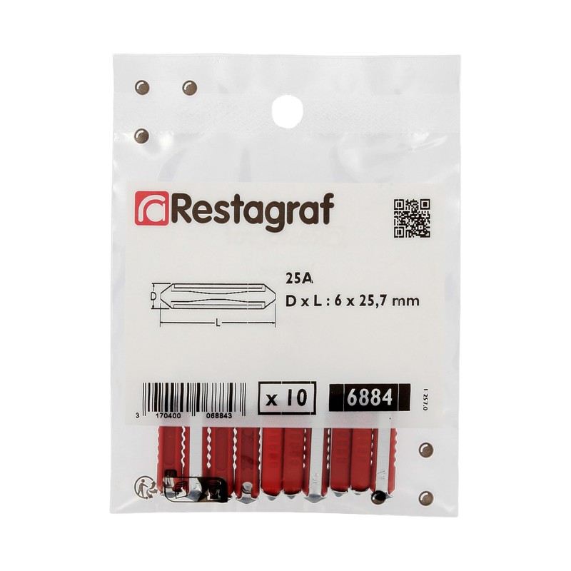 Restagraf Fuse Soapstone in Bag 25 Amp Red