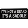 Ivamis It's a Beard it's a Saddle Patch- 4x1.5 inch
