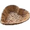 khevga Wedding Gift Basket Heart Shape Gift Basket Empty Willow