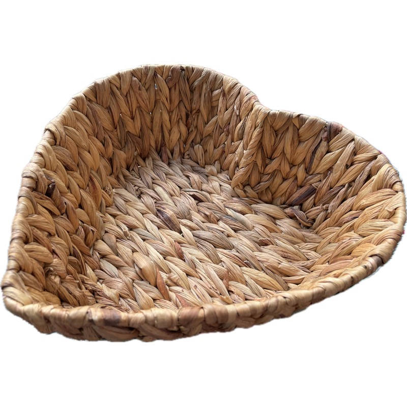 khevga Wedding Gift Basket Heart Shape Gift Basket Empty Willow