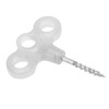 10pcs Luminous Camping Tent Pegs Set ABS 3 Hole Screw