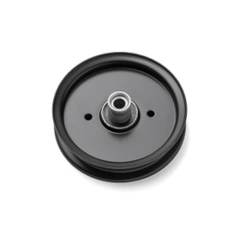 Phoenix Mfg. Flat Idler Pulley, 5 Inch Outside Diameter, Replacement for Hustler 604231, Compatible with 52 Inch Raptor Lawn Mower Models