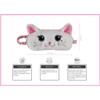 Artiwoods Cat Plush Comfortable Sleep Eye Mask (White Persian Cat)