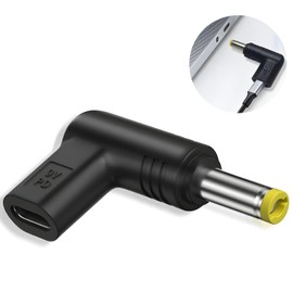 Type-C Converter Laptop Charger Adapter, Type-C Mother to DC, 5525, 15V, 4530, 20V, 20V, High Speed Charging, Multifunctional, Compact, Lightweight, Durable, Japanese Compatible, 100W, PD Compatible,